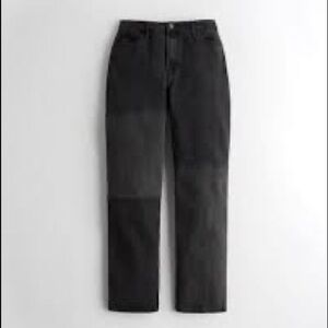 Hollister black Ultra High-Rise Dad Jean